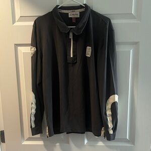 Boss Black and White Men's Shirt